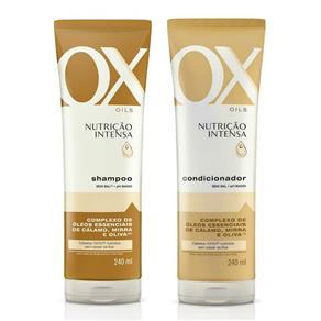 Kit OX Oils Nutrição Intensa Shampoo 240ml + Condicionador 240ml
