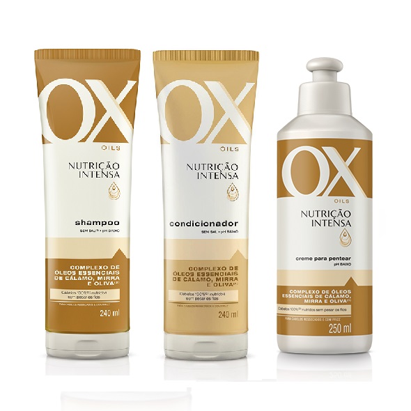 Kit Ox Shampoo + Condicionador Oils Nutrição Intensa