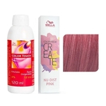 Kit Oxigenada Color Touch 4% 13vol 120ml E ColoraÇÃO TemporÁRia Create Nudist Pink 60ml