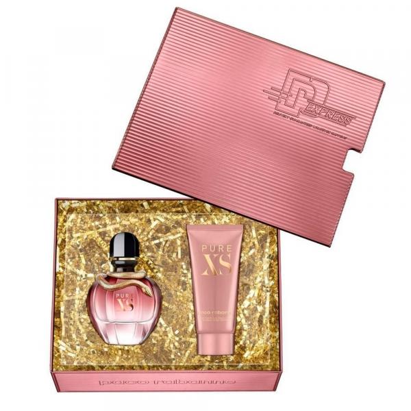 Kit Paco Rabanne Pure Xs For Her Eau de Parfum 80ml + Body Lotion