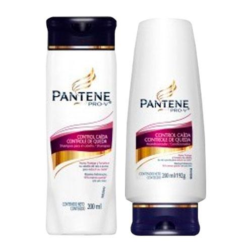 Kit Pantene Controle de Queda Shampoo 200ml + Condicionador 200ml