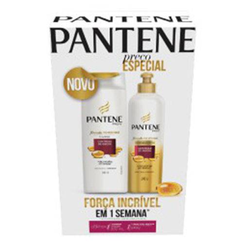 Kit Pantene Controle de Queda Shampoo 200ml + Creme de Pentear 240g