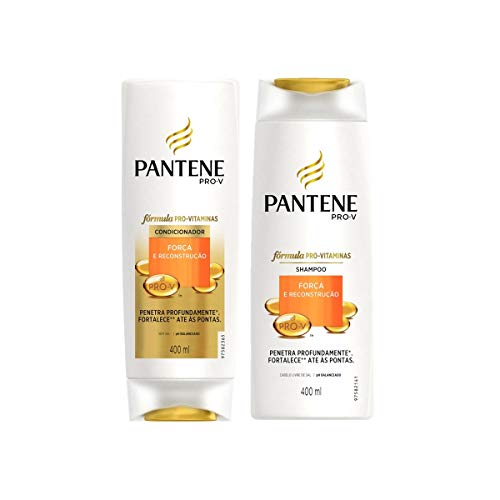 Kit Pantene Força e Reconstrução 400ml: Shampoo + Condicionador