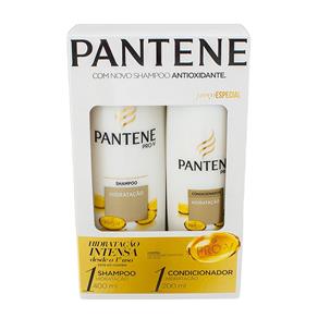 Kit Pantene Hidratação Intensa Shampoo 400Ml + Condicionador 200Ml
