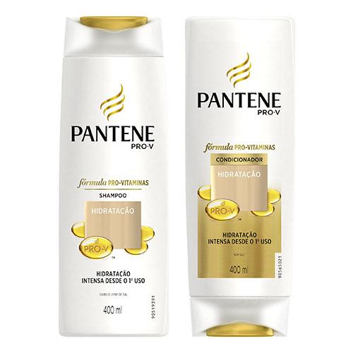 Kit Pantene Hidratação Intensa Shampoo 400ml + Condicionador 400ml
