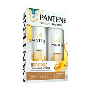 Kit Pantene Hidratação Shampoo + Condicionador - 400ml + 200ml