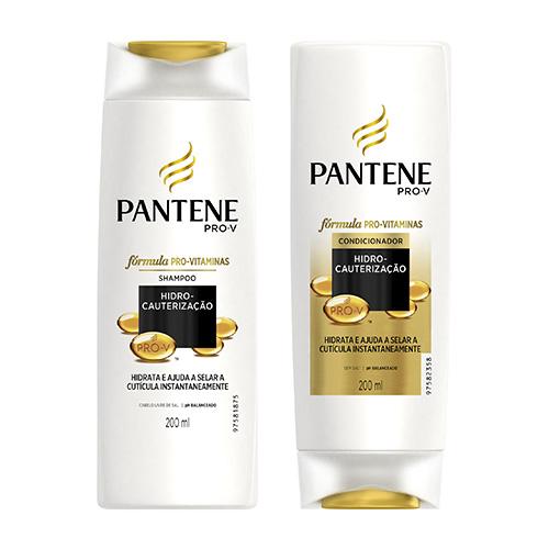 Kit Pantene Hidro Cauterização Shampoo 200ml + Condicionador 200ml