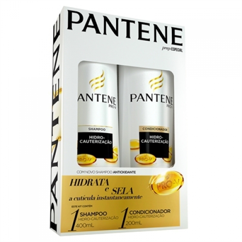 Kit Pantene Hidro-cauterização Shampoo 400ml + Condicionador 200ml - Procter Glambe