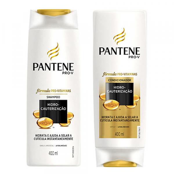 Kit Pantene Hidro Cauterização Shampoo 400ml + Condicionador 400ml - Pantene