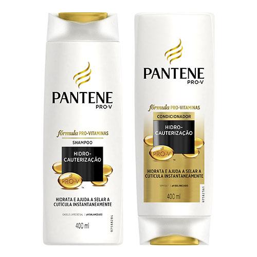 Kit Pantene Hidro Cauterização Shampoo 400ml + Condicionador 400ml