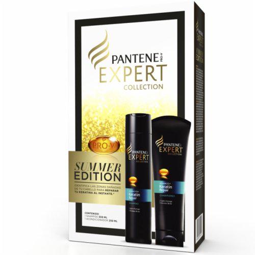 Kit Pantene Keratyn Expert Shampoo 300ml + Condicionador 250ml