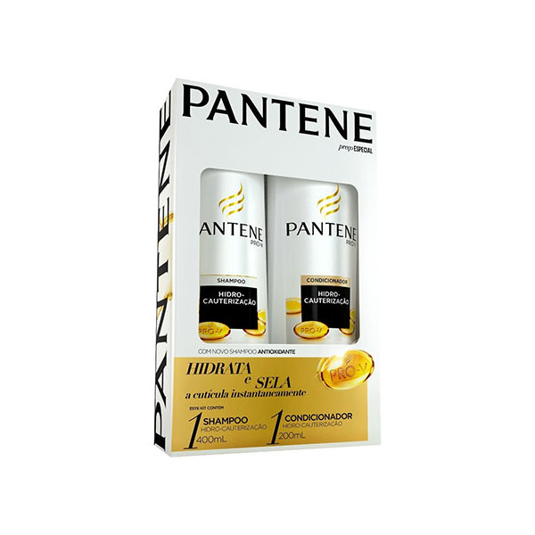 Kit Pantene Shampoo 400 Ml + Condicionador 200 Ml Hidro-Cauterização