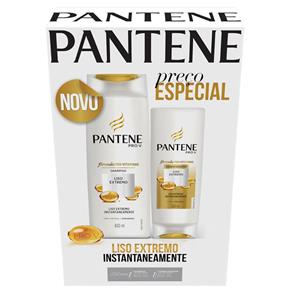 Kit Pantene Shampoo 400 Ml + Condicionador 200 Ml Liso Extremo