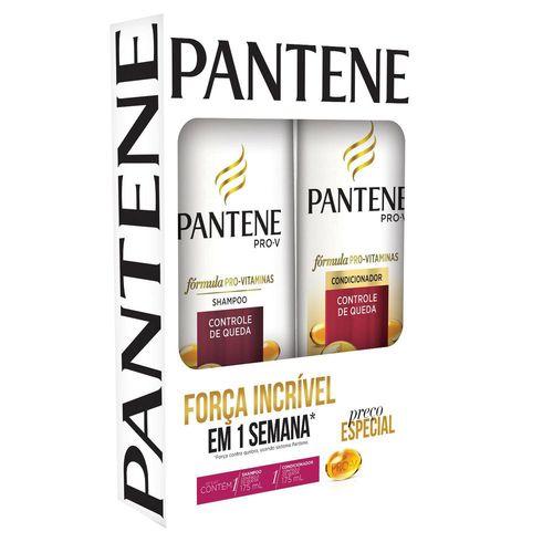 Kit Pantene Shampoo Condicionador 175ml Fr Contr Queda