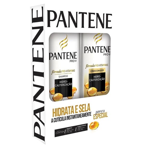 Kit Pantene Shampoo + Condicionador 175Ml Hidro-CauterizaÃ§Ã£o - Incolor - Dafiti
