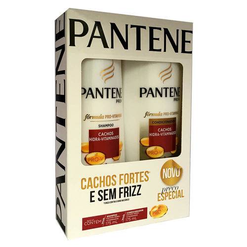 Kit Pantene Shampoo + Condicionador Cachos Hidra-Vitaminados