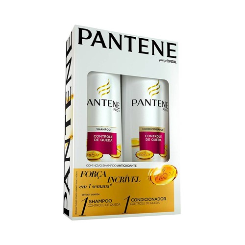 Kit Pantene Shampoo + Condicionador Controle de Queda - 175ml