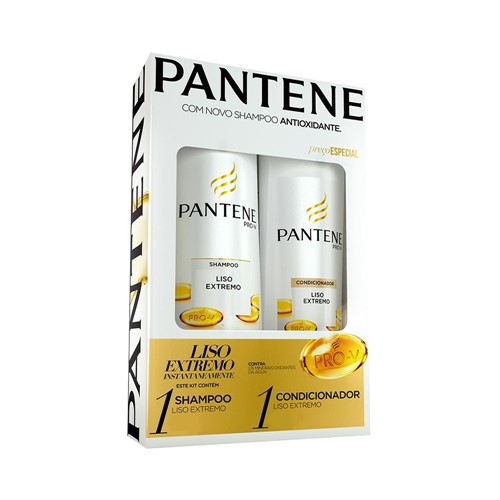 Kit Pantene Shampoo + Condicionador Liso Extremo - 175ml