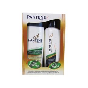 Kit Pantene Shampoo + Tratamento Noturno Restauração Profunda
