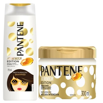 Kit Pantene Summer Shampoo 175Ml + Máscara de Trat