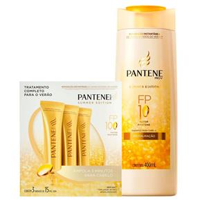 Kit Pantene Summer Shampoo + Ampola de Tratamento 3 Unidades