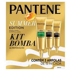Kit Pantene Summer Shampoo + Ampola de Tratamento - 3 Unidades