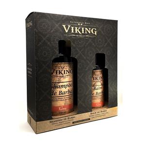 Kit para Barba com Shampoo e Balm Terra Viking