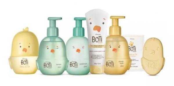 Kit para Bebê Boti Baby: Shampoo +Condic +Sab Líq + Hidratante + 2x Sabonetes + Colônia - Boticário
