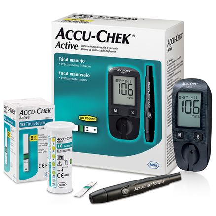 Kit para Controle de Glicemia Accu-Chek Active