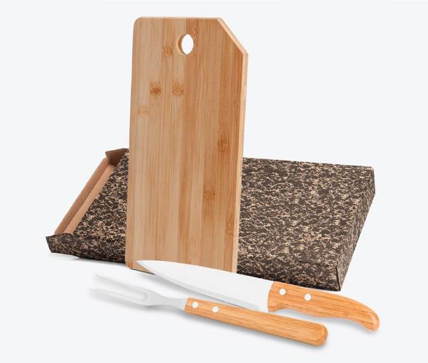 Kit para Cozinha em Bambu
