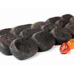 Kit para Massagem com 20 Pedras Vulcânicas e 9 Cristais -
