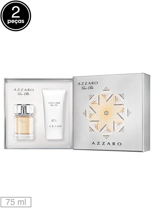 Kit 2pçs Perfume Azzaro Pour Elle 75ml