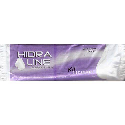 Kit Pedicure Hidra Line 25 Kits Descartáveis 20g