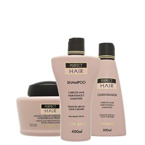 Kit Perfect Hair com Shampoo + Condicionador + Máscara Condicionadora - 400ml+300ml+350g