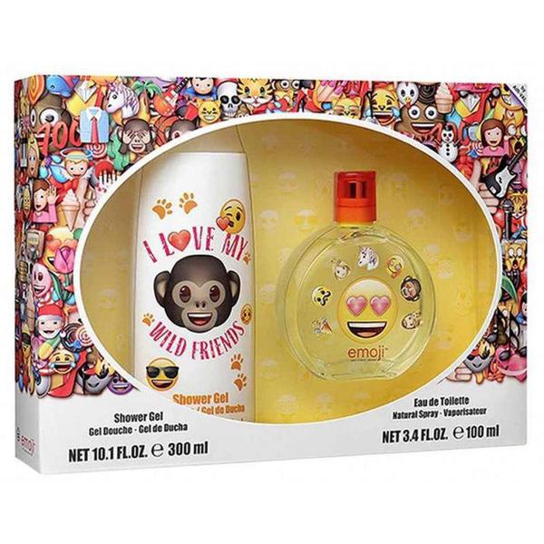 Kit Perfume Air-Val Emoji EDT 100mL + Shower Gel 300mL - Infantil