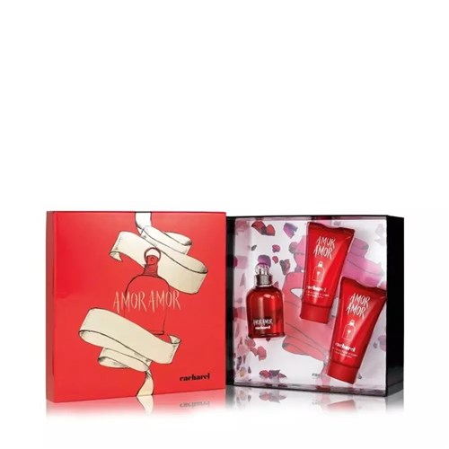 Kit Perfume Amor Amor Feminino Eau de Toilette 50Ml + Body Lotion 2X50...