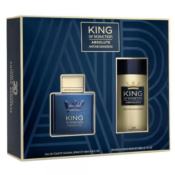 Kit Perfume Ant. Banderas King Of Seduction Absolute+deo - Antonio Bandeiras