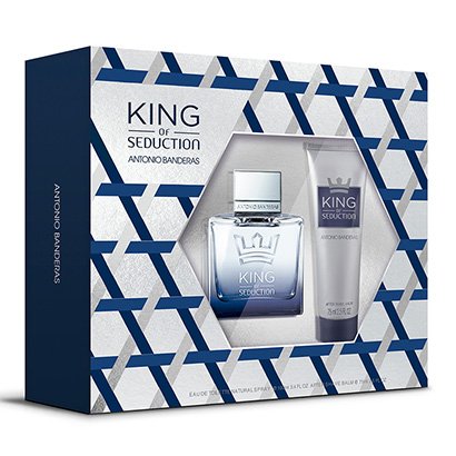 Kit Perfume Antonio Banderas King Of Seduction Masculino EDT 100ml + Pós Barba 75ml