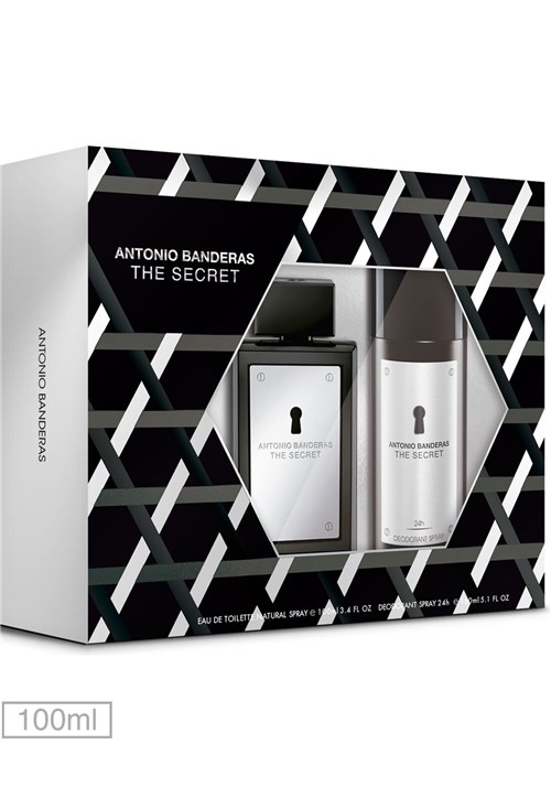 Kit Perfume Antonio Banderas The Secret 100ml