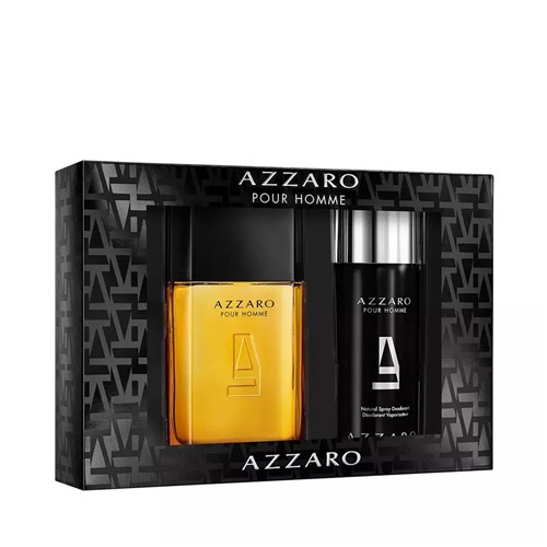 Kit Perfume Azzaro Pour Homme Eau de Toilette 100Ml + Desodorante 150M...