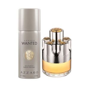 Kit Perfume Azzaro Wanted Masculino Eau de Toilette 100ml + Desodorante 150ml