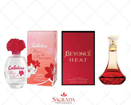 Kit Perfume Cabotine Fleur de Passion Grès Edt 50 Ml + Perfume Beyoncé...