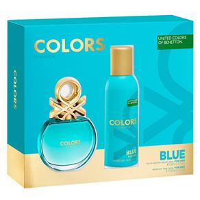 Kit Perfume Colors Blue Benetton Feminino Eau de Toilette + Desodorante