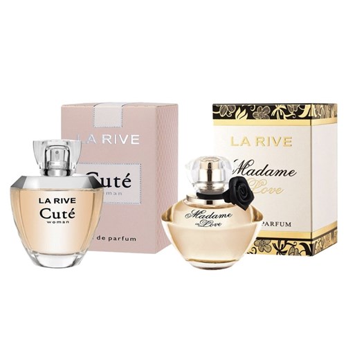 Kit Perfume Cuté 100Ml Mais Madame In Love 90Ml La Rive