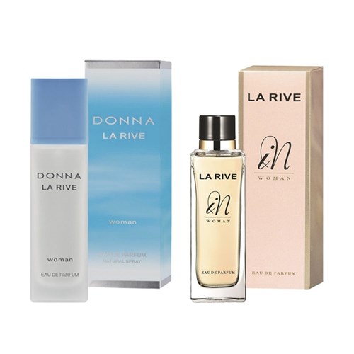 Kit Perfume Donna 90Ml Mais In Woman 90Ml La Rive