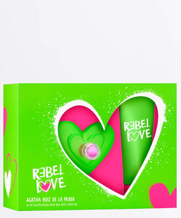 Kit Perfume e Loção Corporal Rebel Love Agatha Ruiz de La Prada