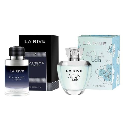 Kit Perfume Extreme Story 75ml + Aqua Bella 100ml La Rive