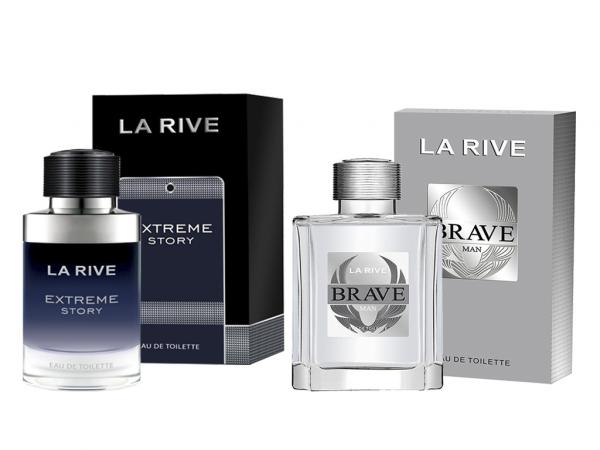 Kit Perfume Extreme Story 75ml + Brave 100ml La Rive