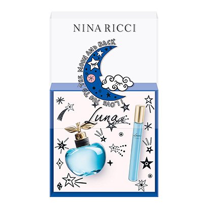Kit Perfume Feminino Luna Nina Ricci Eau de Toilette 50ml + Roll On 10ml