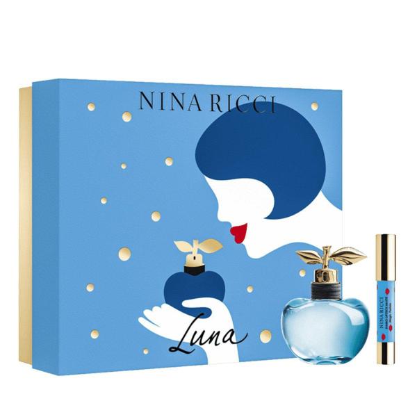 Kit Perfume Feminino Luna Nina Ricci Eau de Toilette 80ml + Lipstick